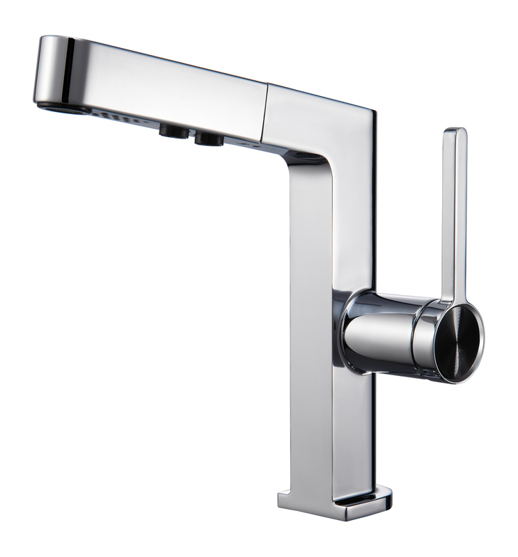 SLY Zinc Brushed Gun Metal Modern Bathroom Single Hole Handle Sink Faucets Mixers Taps