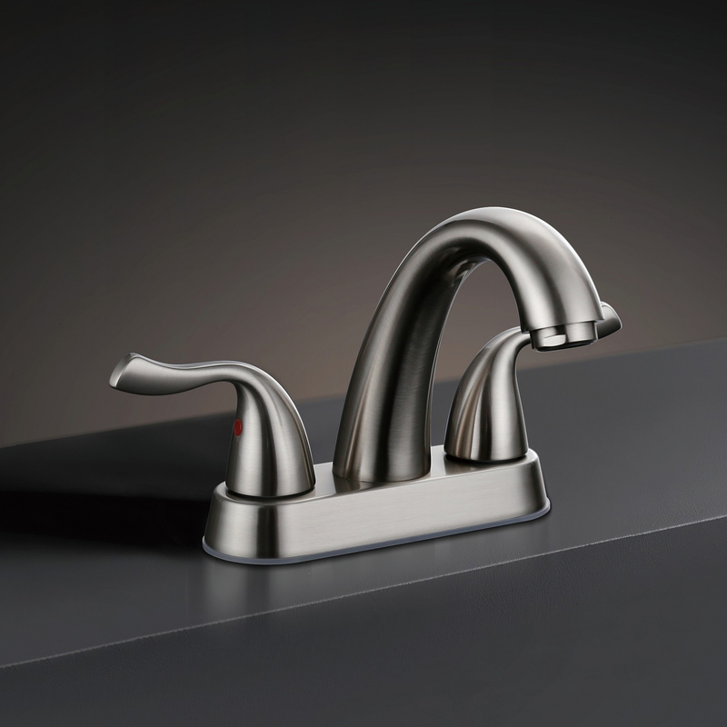 SLY Brass Modern Kitchen Bathroom Faucets Taps Basin Mixer with Single Handle Hole