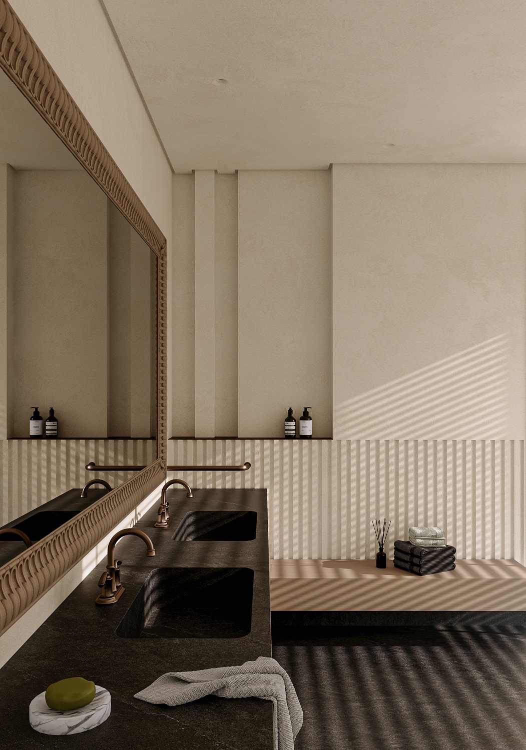 brass bathroom faucet