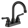 SLY Brass Oil Rubbed Bronze Single Handle Hole Bathroom Basin Sink Tap