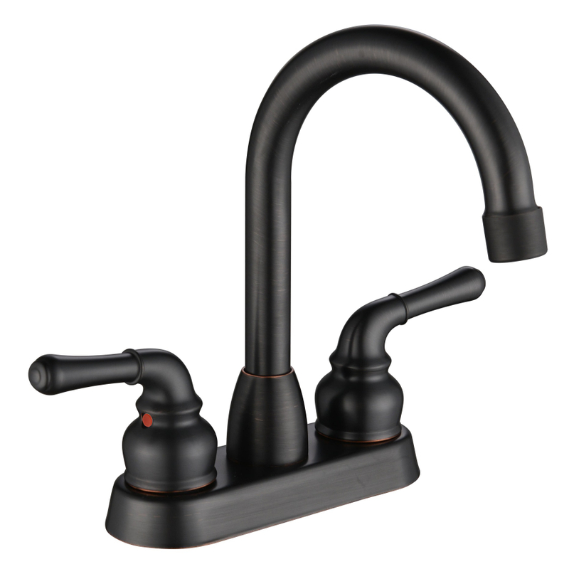 SLY Brass Oil Rubbed Bronze Single Handle Hole Bathroom Basin Sink Tap