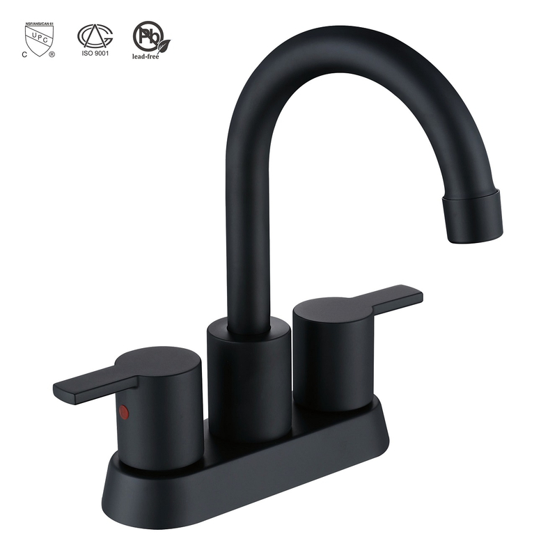 SLY Brass Brushed Nickel One Hole Waterfall Mixer Sinks Single Tap Bathroom Taps Basin Faucet