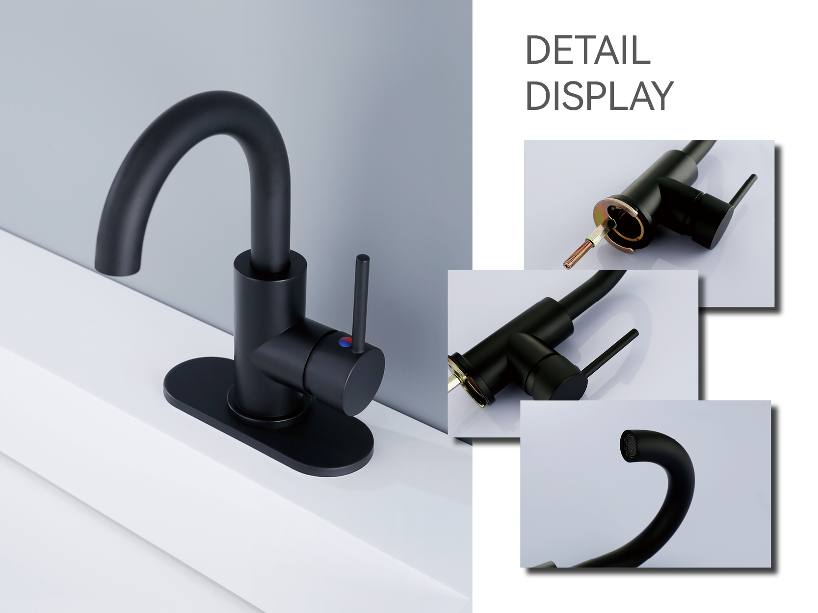 lavatory with faucet