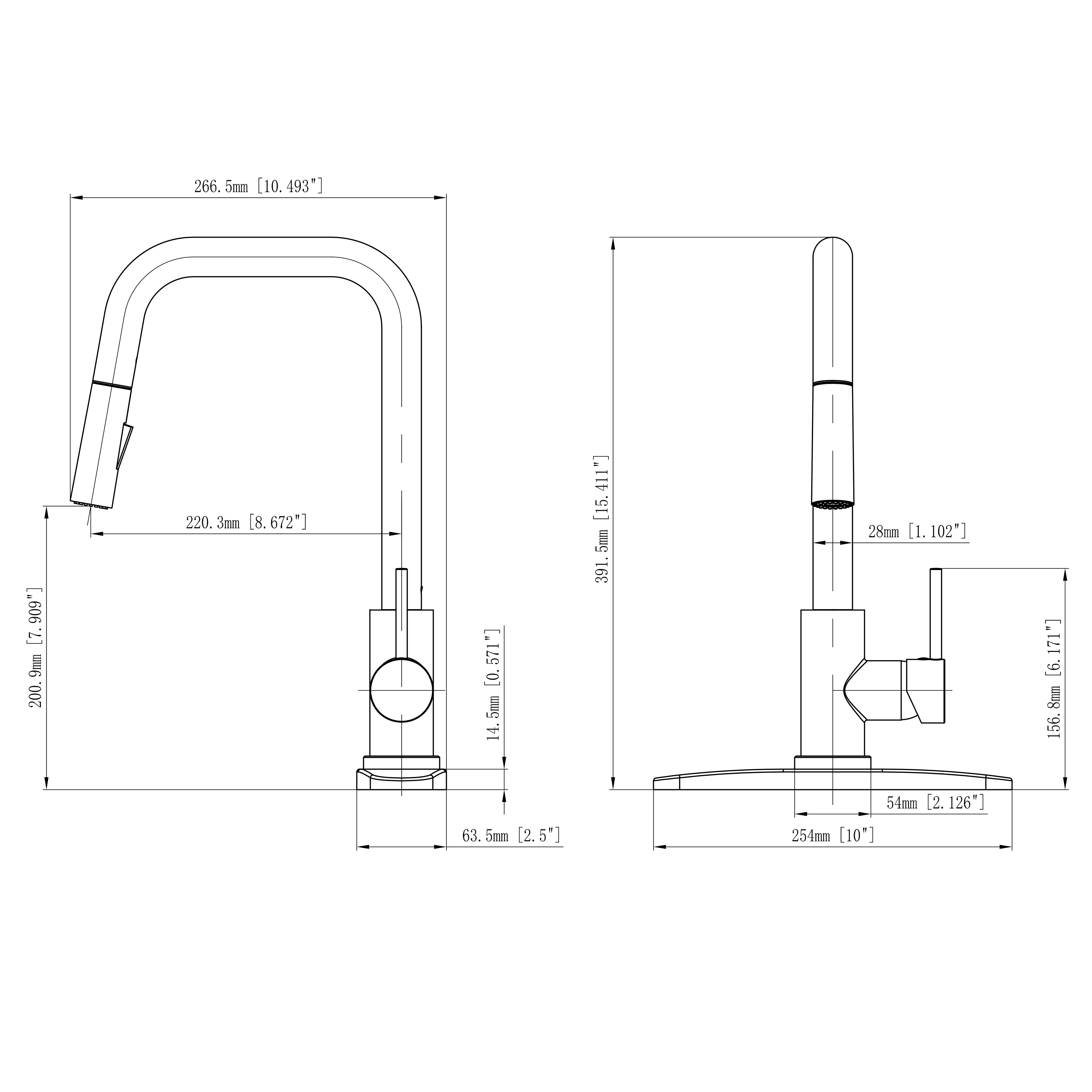 kitchen sink with faucets