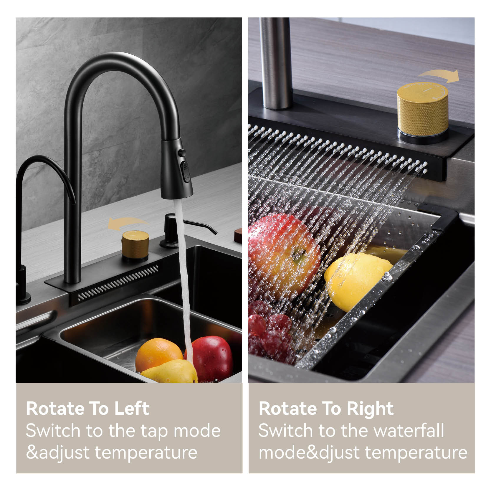 Pull Down Kitchen Faucet