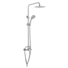 exposed shower system polished nickel