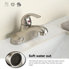 Samliyu 4 Inch Single Handle Bathroom Sink Taps Basin Mixer Faucet And Fixtures