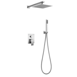 SAMLIYU 2025 Hot Brushed Nickel Bathroom Hot and Cold Shower Mixer in Wall