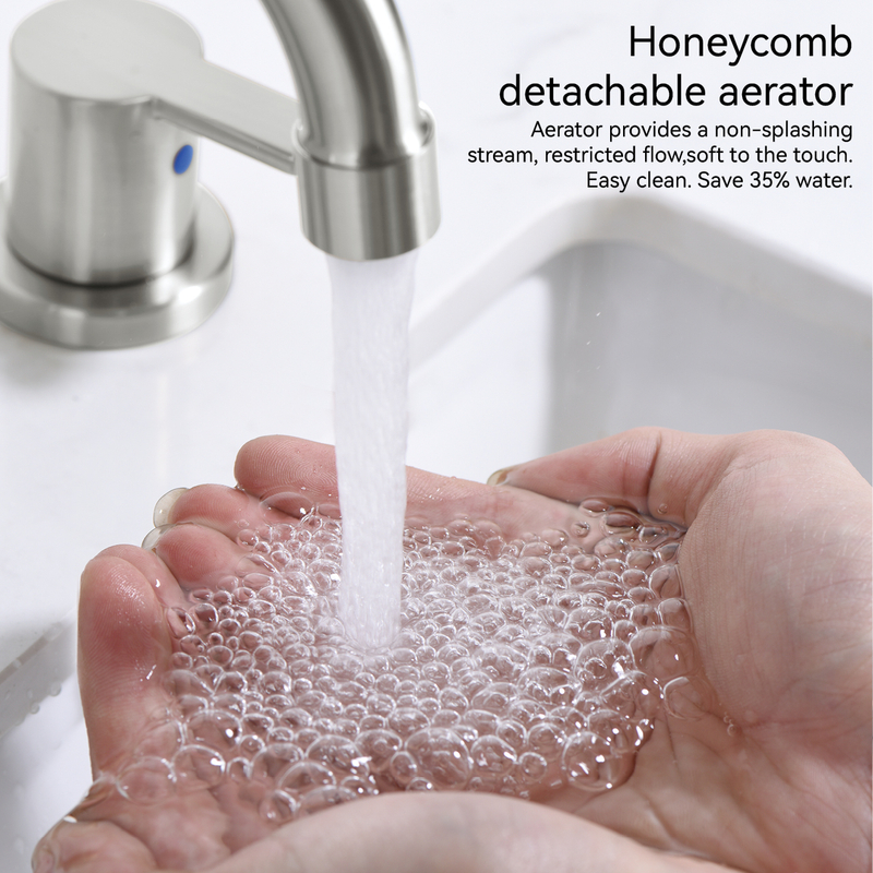 SLY CUPC Double Handle Faucet Basin Widespread Face Basin Faucet 