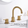 SLY Deck-mounted Double Handle Faucet Basin Faucet