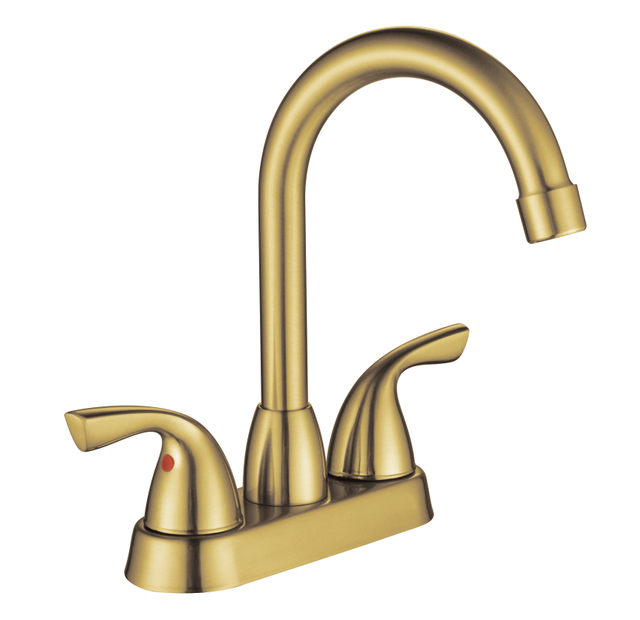 SLY Two Handle Wash Basin Faucet Mix Hot And Cold Water Set Faucet