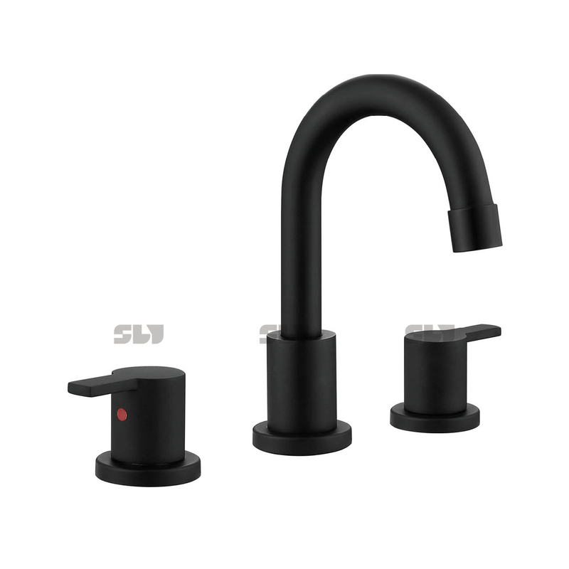 SLY CUPC Double Handle Faucet Bathroom Faucet