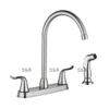 SLY Two-Handle 8" Hign End Kitchen Faucet with Chromed High Quality Faucet