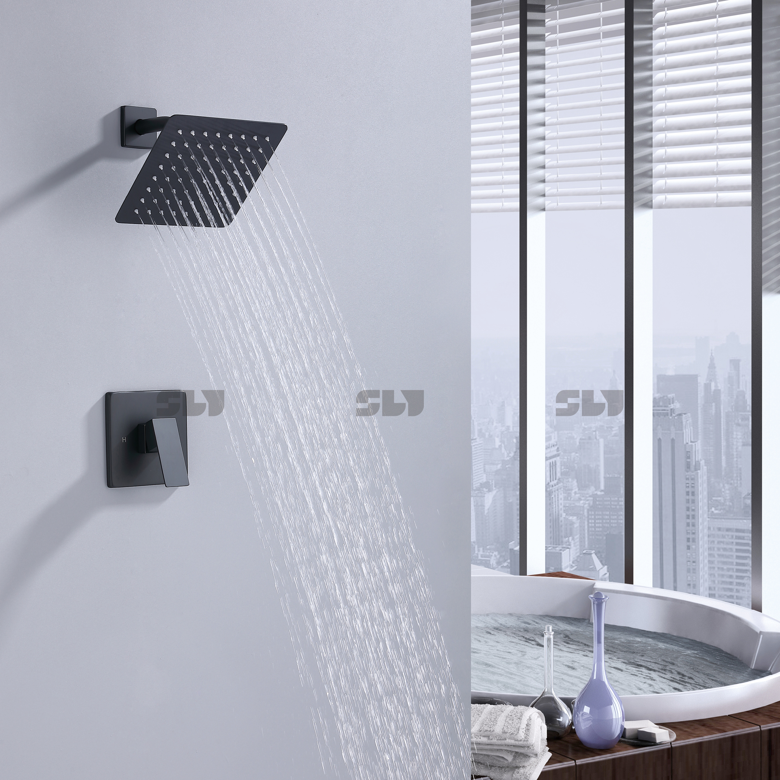 Shower Faucet Wall Mounted 