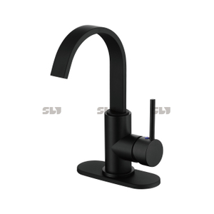 SLY Chrome Luxury Bathroom Sink Faucet Basin Mixer Single Handle Hole Basin Faucet 