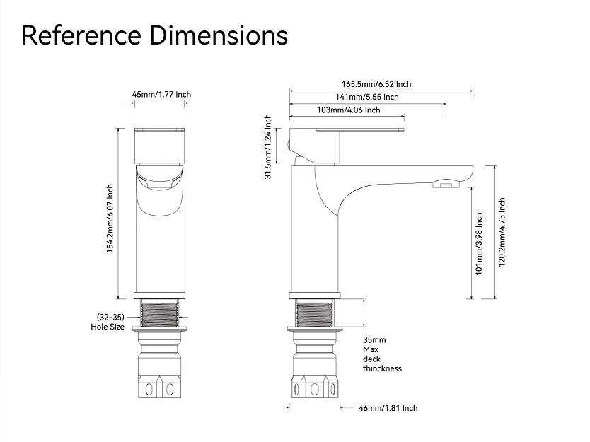 polished nickel bathroom faucet