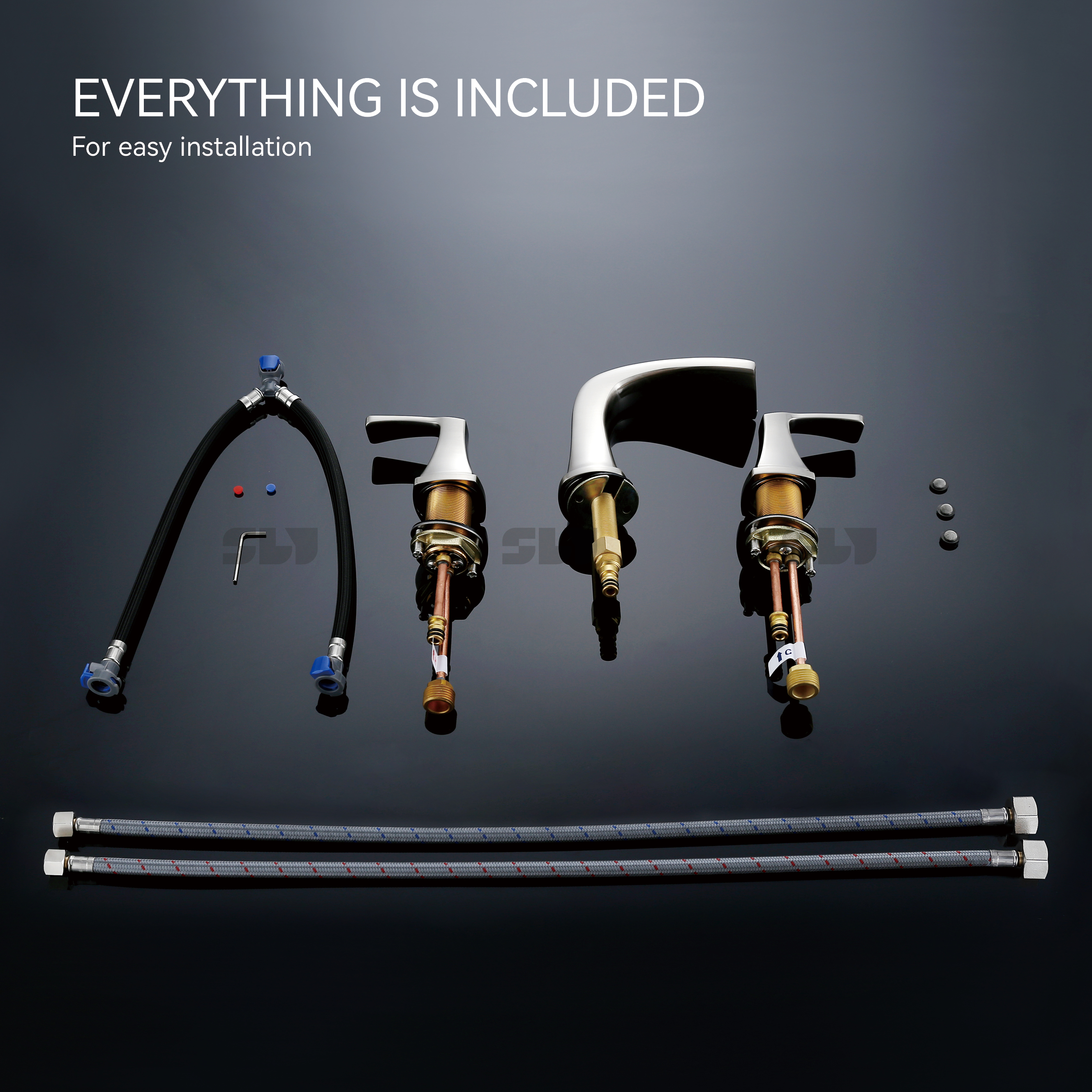 2 handle lavatory faucet