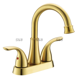 SLY Fashion Double Handle Basin Faucets for Use in Hotel Bathrooms