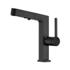 SLY Zinc Brushed Gun Metal Modern Bathroom Single Hole Handle Sink Faucets Mixers Taps