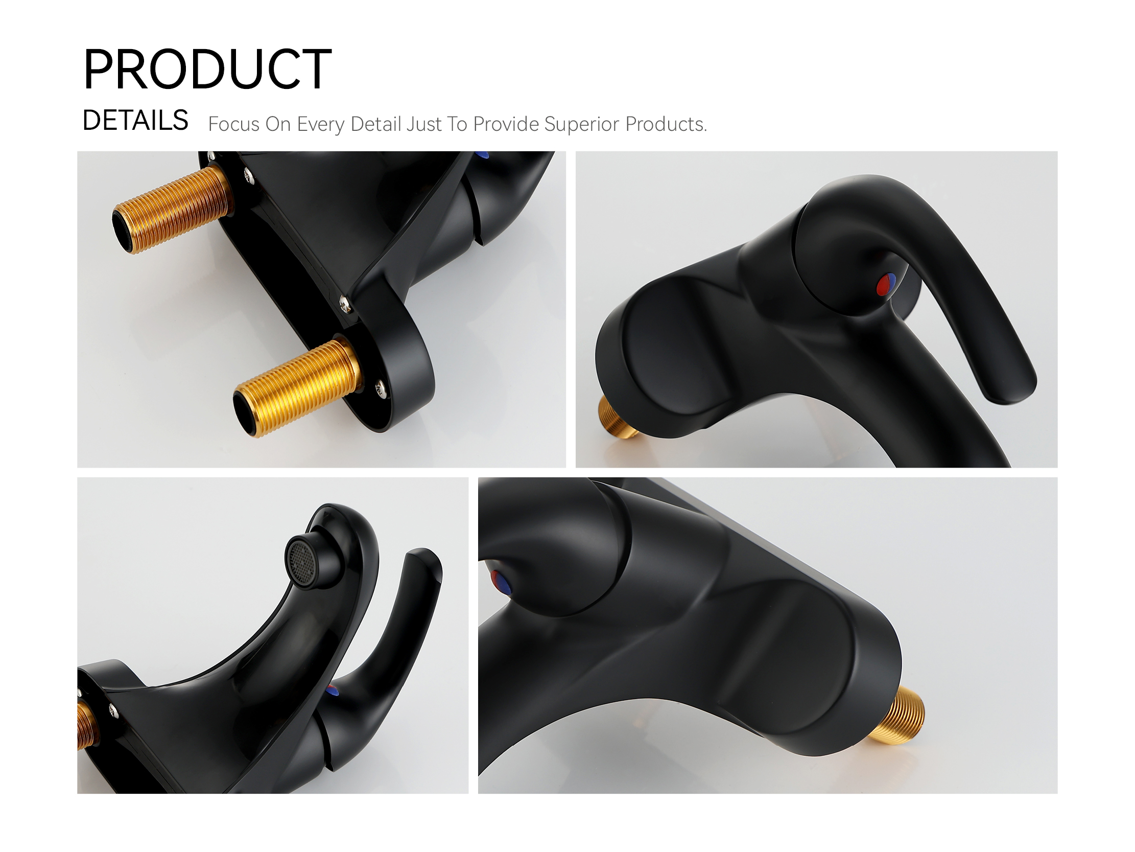 3 Hole Bathroom Faucet