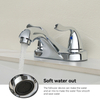 SLY Brushed Nickel Modern Bathroom Sink Deck Mount Countertop Wash Basin Faucet