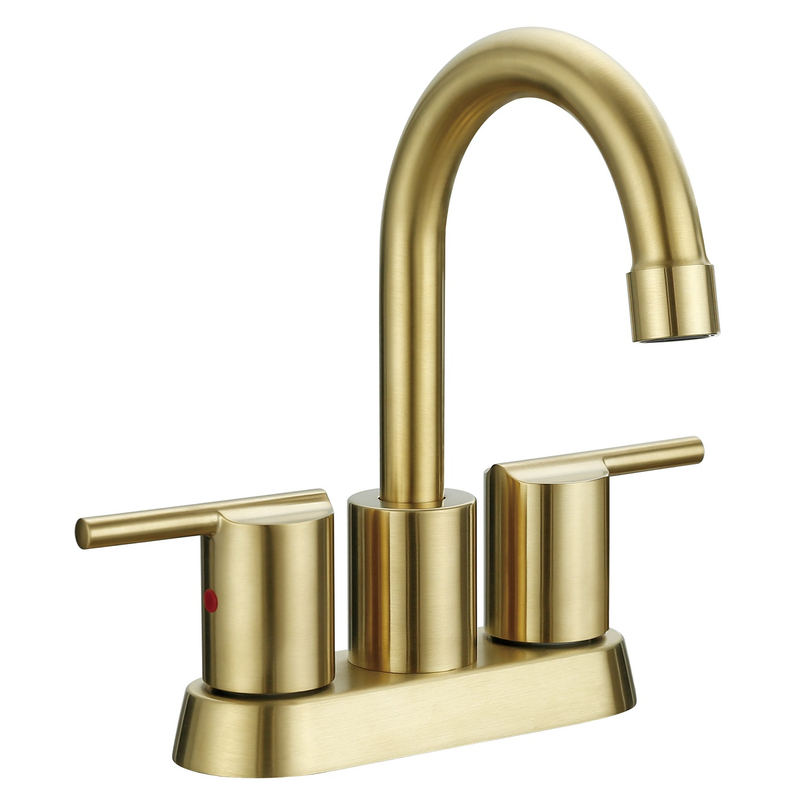 SLY Brushed Nickel Low Power Water Control Consumption Basin Bathroom Faucet