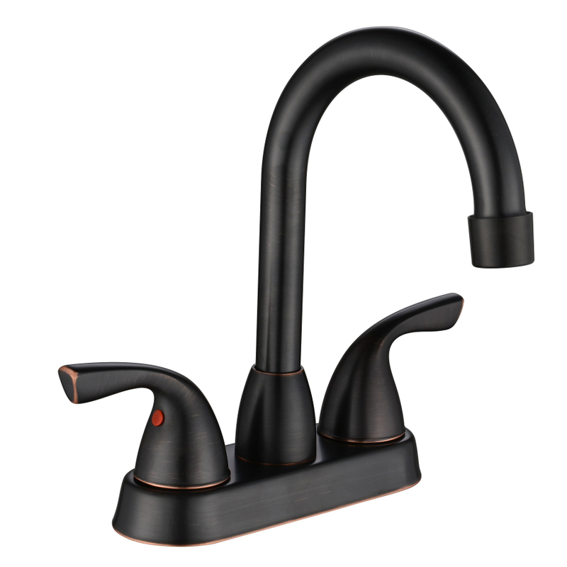 SLY Brass Brushed Nickel Modern Style Wall Mounted Hot And Cold Water Control Basin Faucet