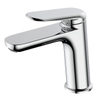 SLY Chrome Square Design Single Cold Tap Black Basin Faucet Bathroom Tap Zinc Alloy Sink