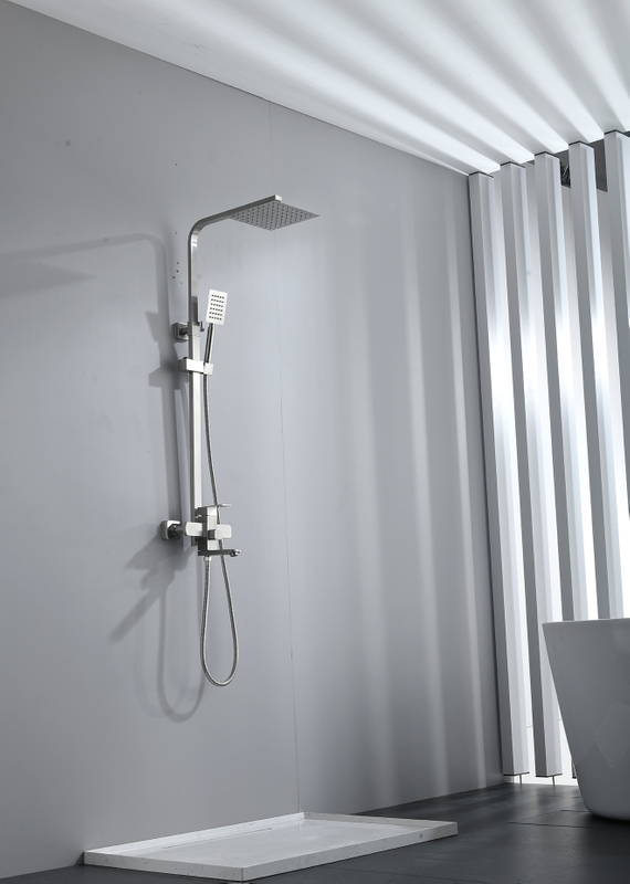 polished nickel shower system 2.0 gpm