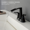 Samliyu Brushed Nickel Brass Bathroom Faucet Mixer Tap Single Hole Bidet Faucet Mixer Tap 