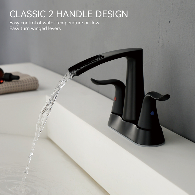 Samliyu Brushed Nickel Brass Bathroom Faucet Mixer Tap Single Hole Bidet Faucet Mixer Tap 