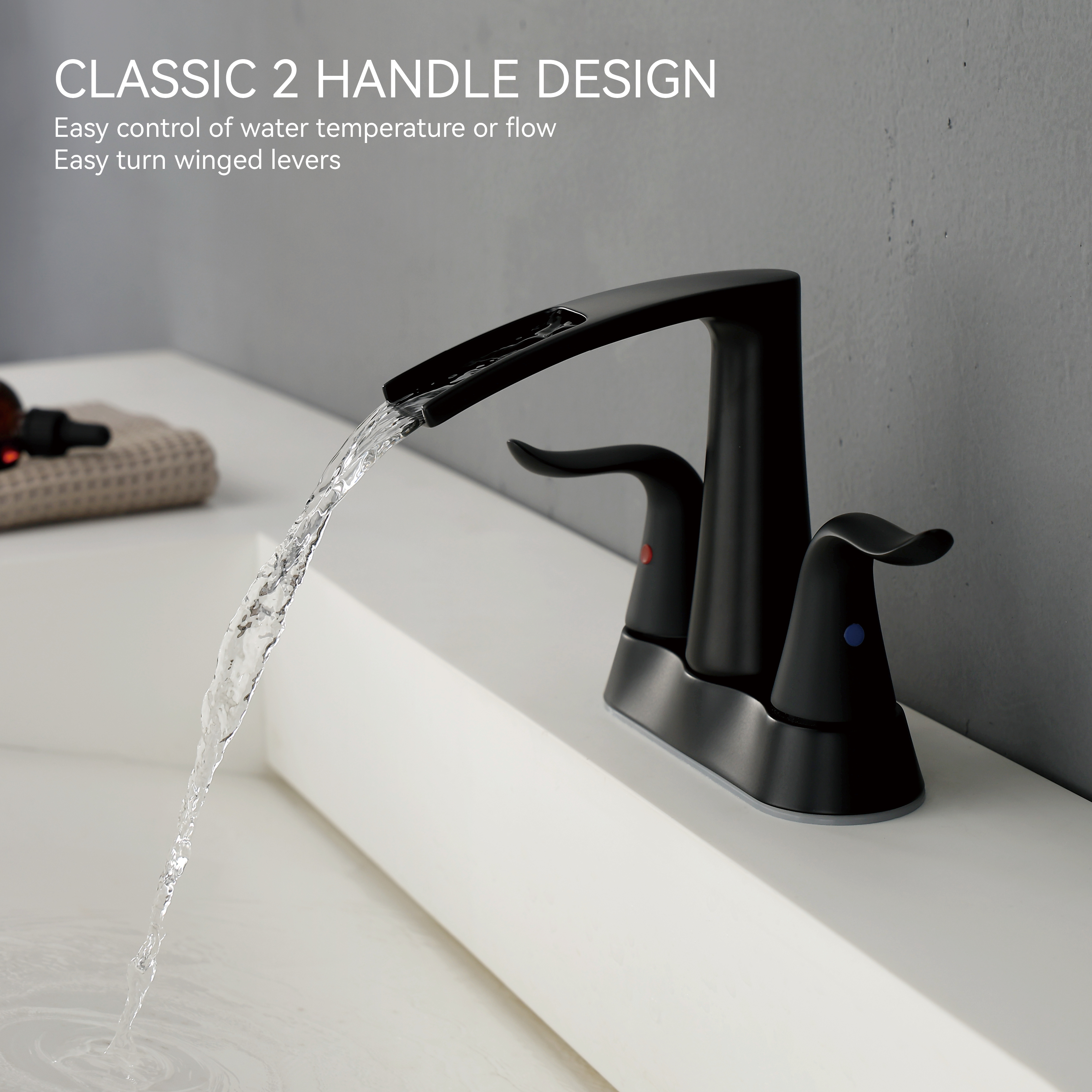 Samliyu Brushed Nickel Brass Bathroom Faucet Mixer Tap Single Hole Bidet Faucet Mixer Tap 