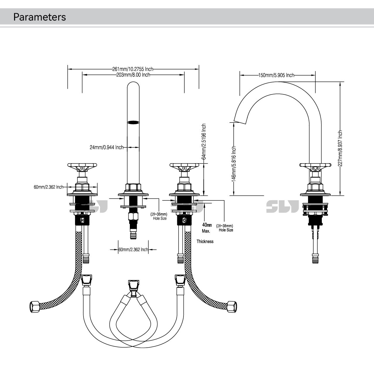 widespread bathroom faucets