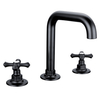 High Quality 3 Holes Double Handle Bathroom Faucet Sink Mixer Taps