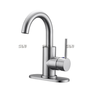 SLY Modern CUPC Bathroom Basin Faucet Deck Mounted Single Chrome stainless steel Toilet Mixer Basin Faucet 