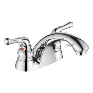 SLY Samliyu Dual Handle Basin Mixer Tap Bathroom Sink Faucet 