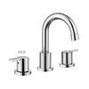 SLY CUPC Double Handle Faucet Basin Widespread Face Basin Faucet 