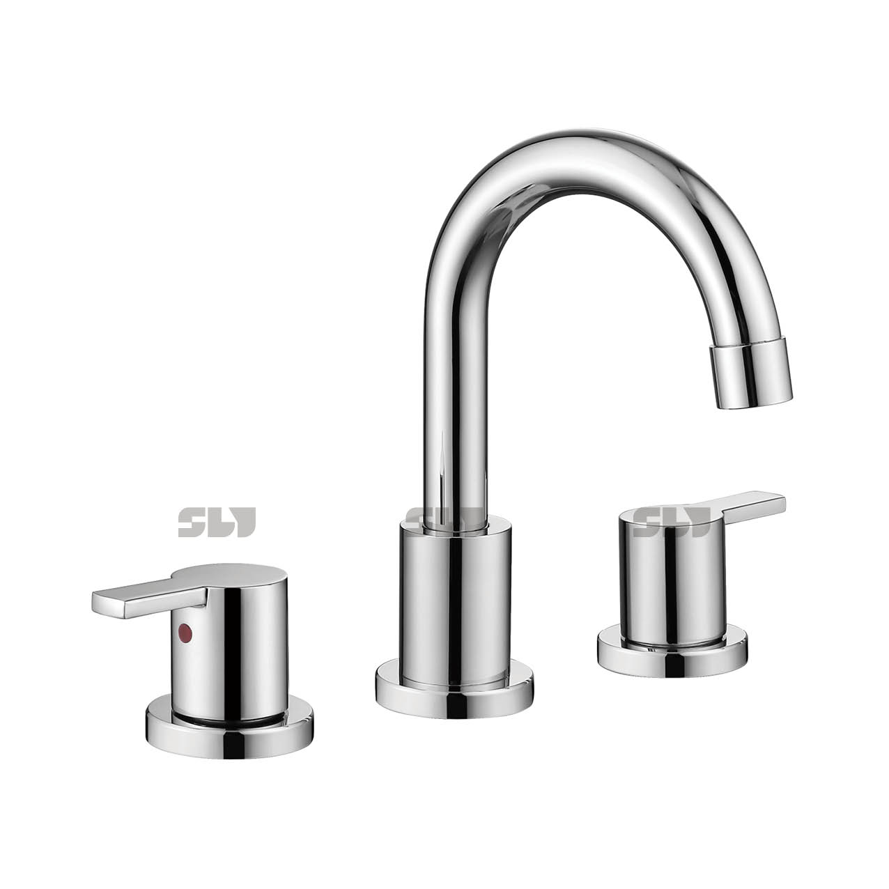 SLY CUPC Double Handle Faucet Bathroom Faucet