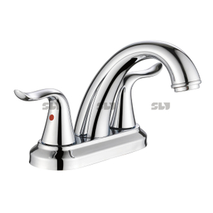 SLY Modern Two Handle Centerset Basin Mixer Lavatory Faucets