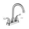 SLY 2022 Bathroom Basin 2 Handle Hot And Cold Water Spout Sink Mixer Tap