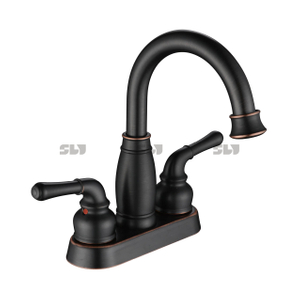 SLY Two Handle Centerset Wash Mixer Tap Bathroom Sink Lavatory Faucet 