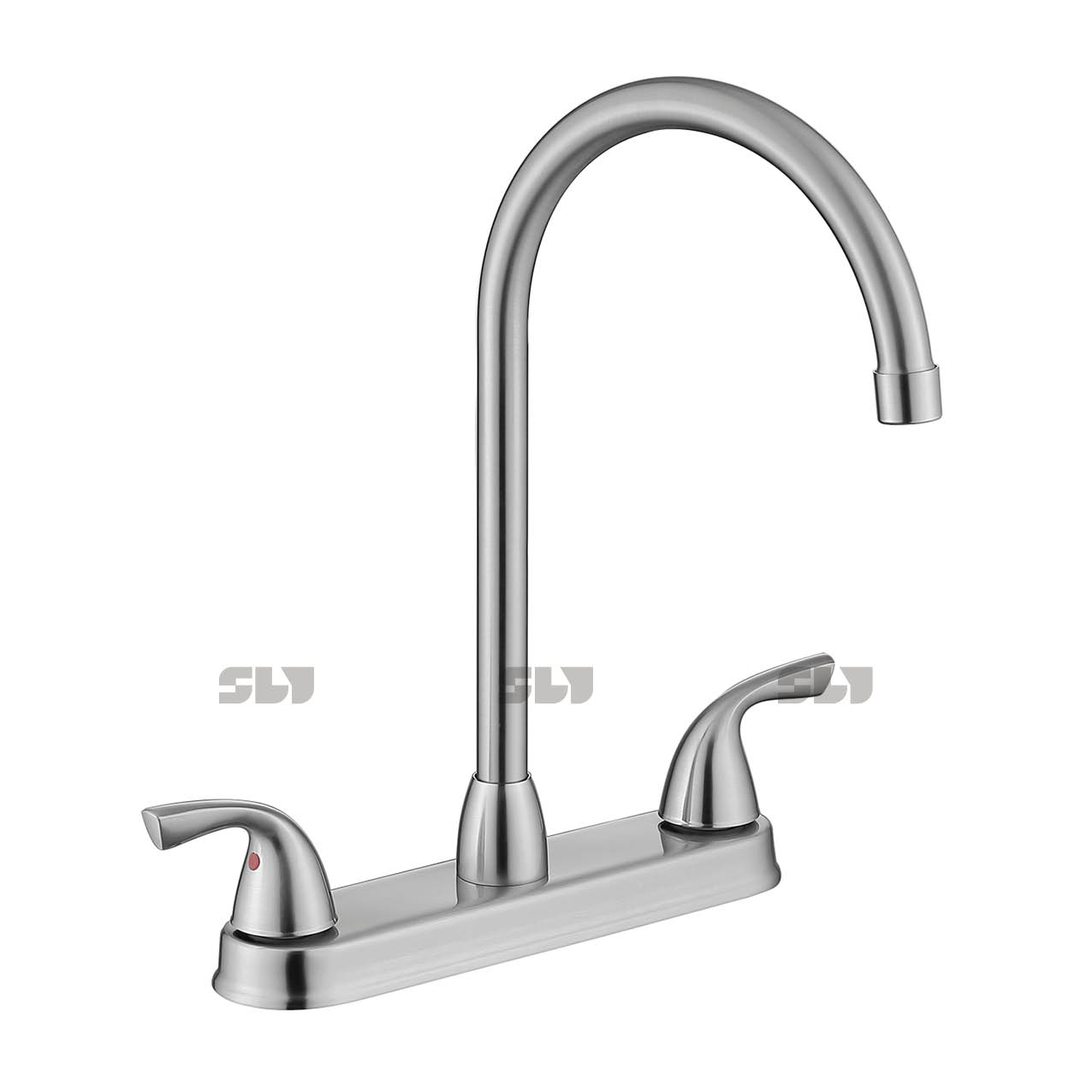 SLY High Quality Hot And Cold Water Mixer Tap Single Handle Deck Mounted Kitchen Sink Faucet