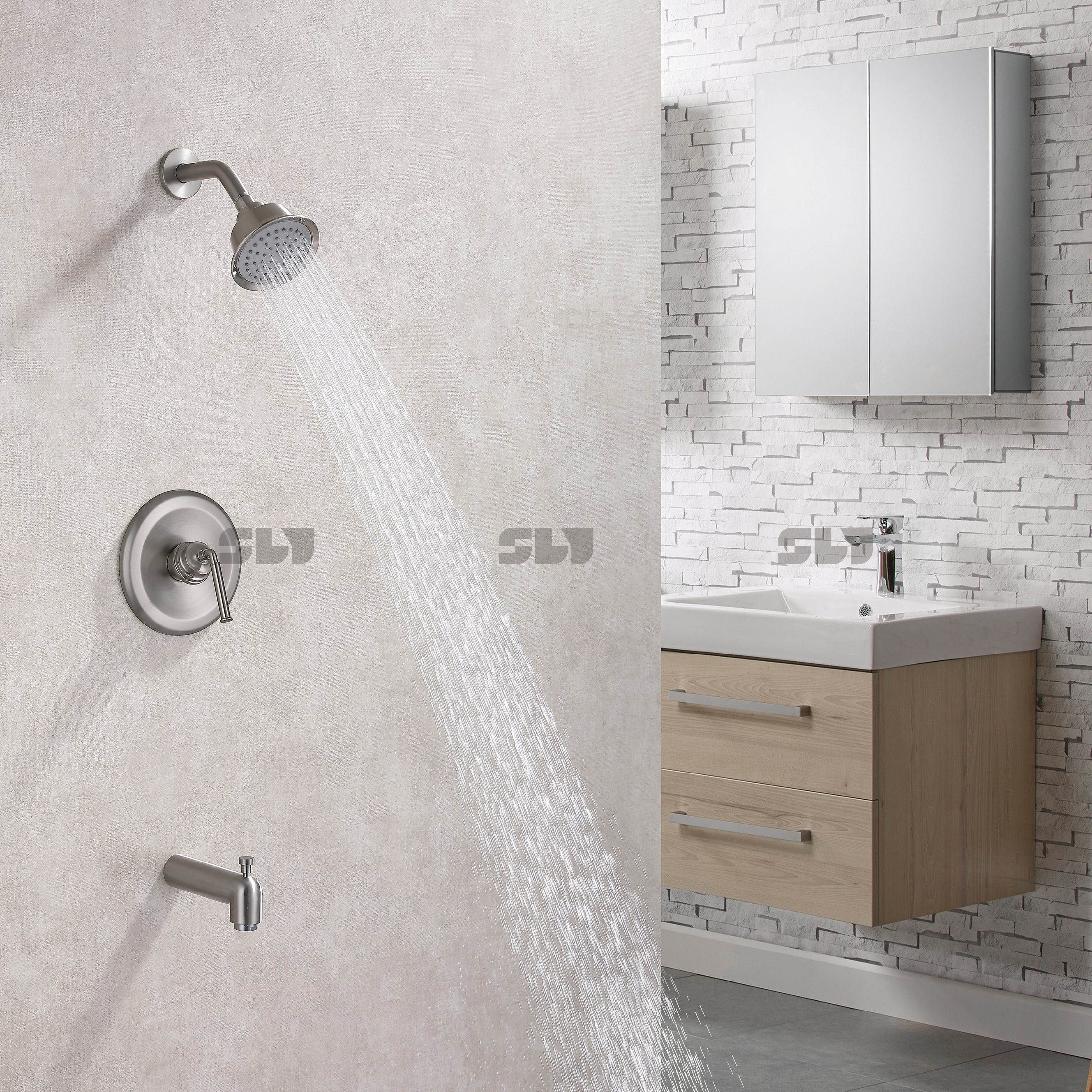 rain shower head system