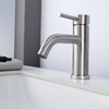 SLY Bathroom Stainless Steel Wash Basin Single Handle Faucet Mixer Taps