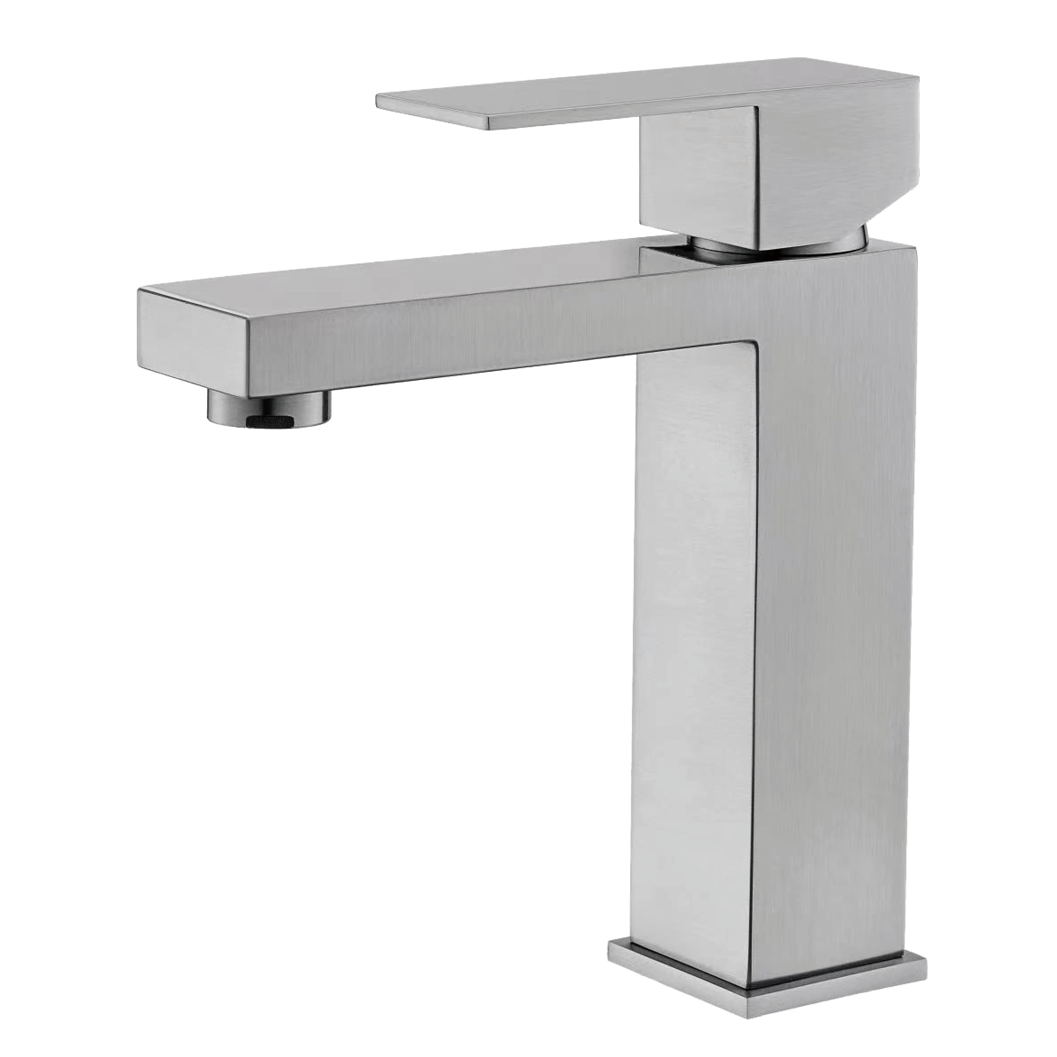 SLY Brass Stainless Steel Single Hole Bathroom Faucet Water Application Wholesale