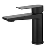 SLY Bathroom Faucet One Hole Mixer Tap Deck Mount Black Tap Single Handle Lavatory Basin Vanity