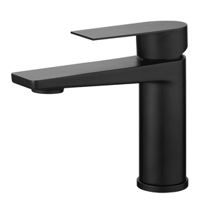 SLY Bathroom Faucet One Hole Mixer Tap Deck Mount Black Tap Single Handle Lavatory Basin Vanity