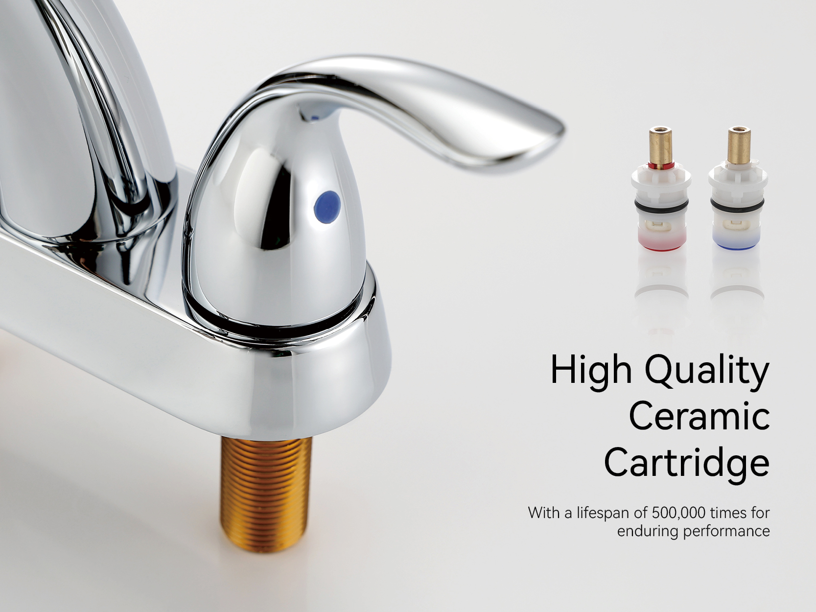 brushed gold bathroom faucet