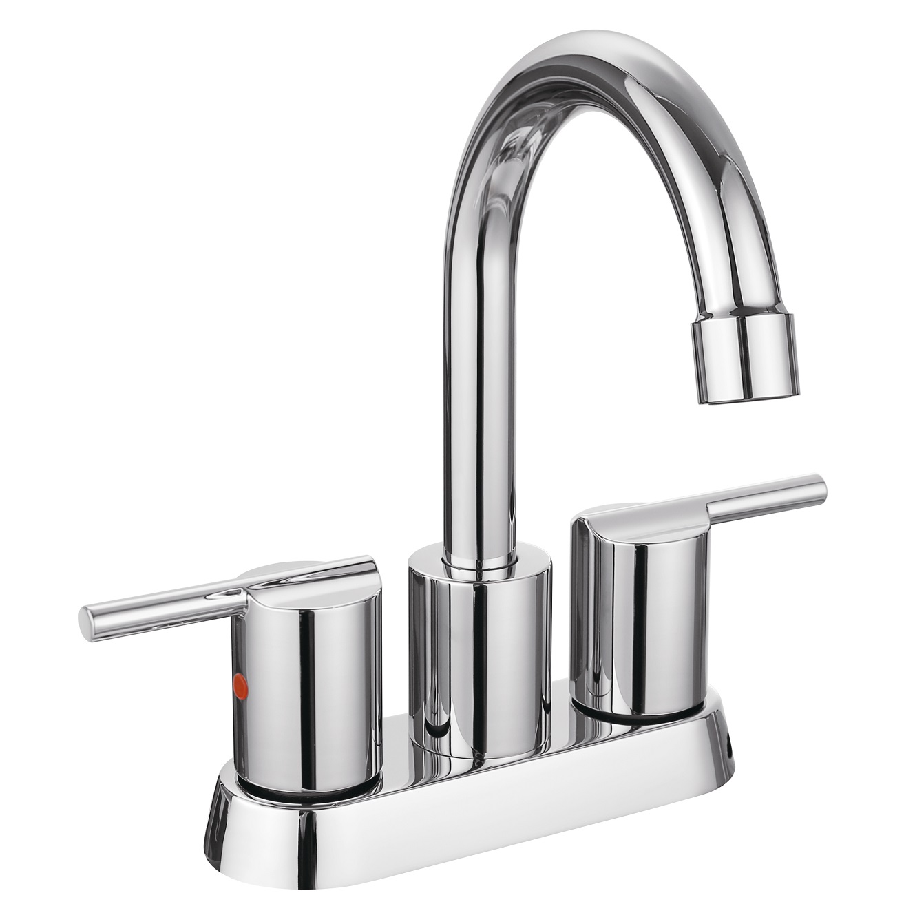 SLY Brushed Nickel Low Power Water Control Consumption Basin Bathroom Faucet
