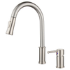 SLY Brushed Nickel Hot Sales Kitchen Pull-Out Telescopic Cold And Hot Random Pulling Faucet Sink
